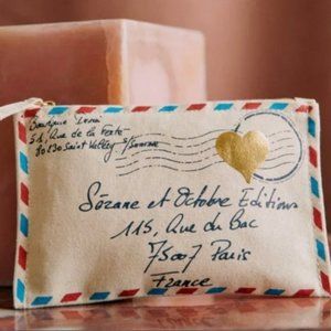 💌  [NEW] Rare Sézane x Inoui Editions Postal Clutch Pouch